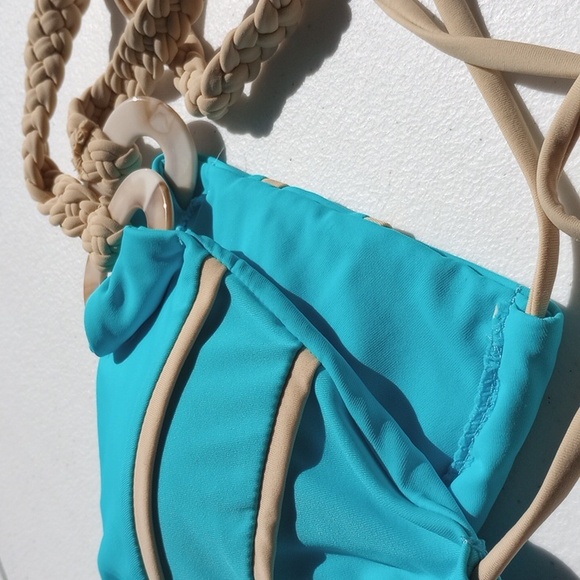 Halter Neck Triangle Bikini Set - Picture 17 of 17